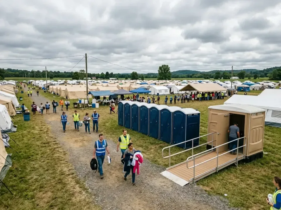 disaster-relief-camp-restrooms-010 — frequently asked questions, Dumpster & Portable Bathrooms Rental in Parkwood, CA
